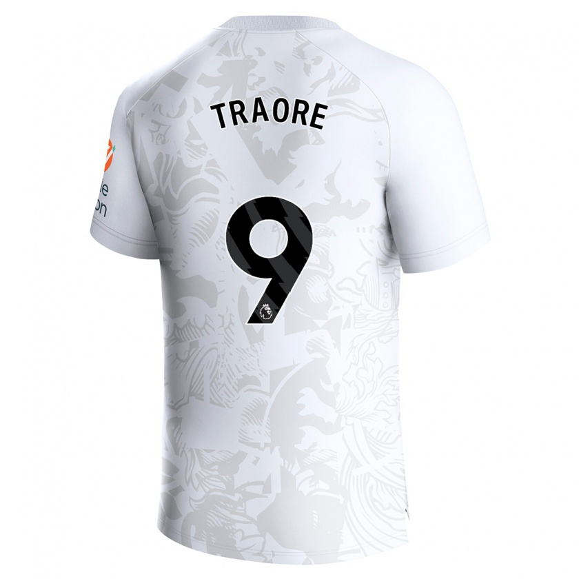 Kandiny Muži Bertrand Traoré #9 Biely Dresy Idegenbeli Csapatmez 2023/24 Triĭká