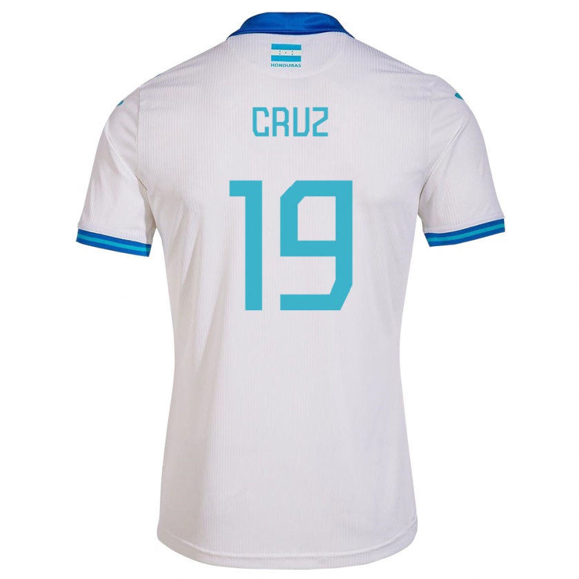 Kandiny Muži Honduras Russel Cruz #19 Biely Dresy Hazai Csapatmez 24-26 Triĭká