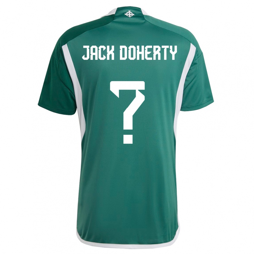 Kandiny Muži Severné Írsko Jack Doherty #0 Zelená Dresy Hazai Csapatmez 24-26 Triĭká