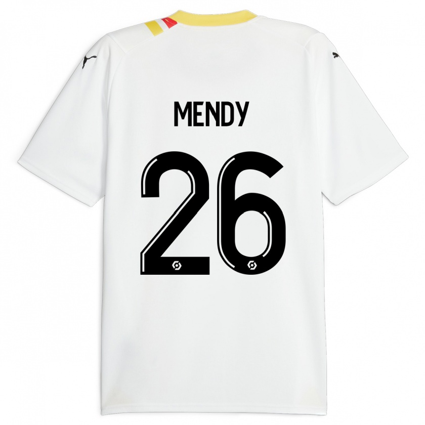 Kandiny Ženy Nampalys Mendy #26 Čierna Dresy Idegenbeli Csapatmez 2023/24 Triĭká