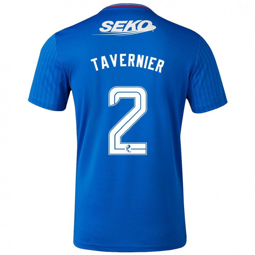 Kandiny Deti James Tavernier #2 Modrá Dresy Hazai Csapatmez 2023/24 Triĭká