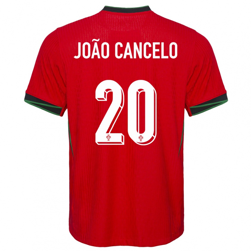 Kandiny Deti Portugalsko Joao Cancelo #20 Červená Dresy Hazai Csapatmez 24-26 Triĭká