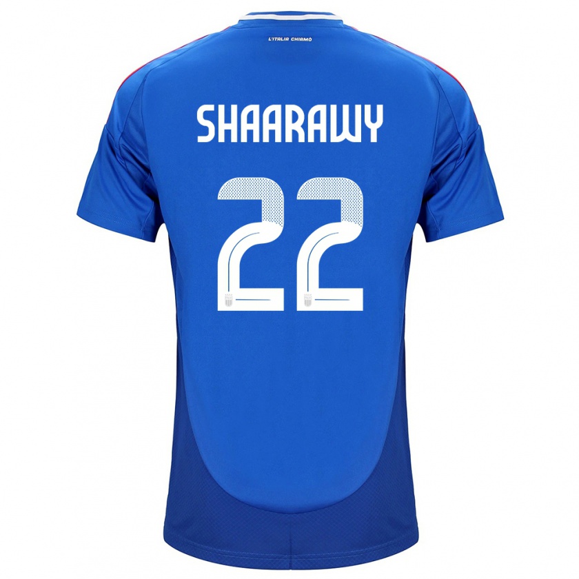 Kandiny Deti Taliansko Stephan El Shaarawy #22 Modrá Dresy Hazai Csapatmez 24-26 Triĭká