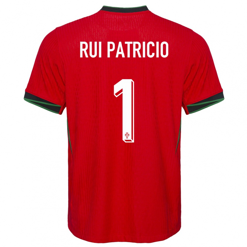 Kandiny Muži Portugalsko Rui Patricio #1 Červená Dresy Hazai Csapatmez 24-26 Triĭká