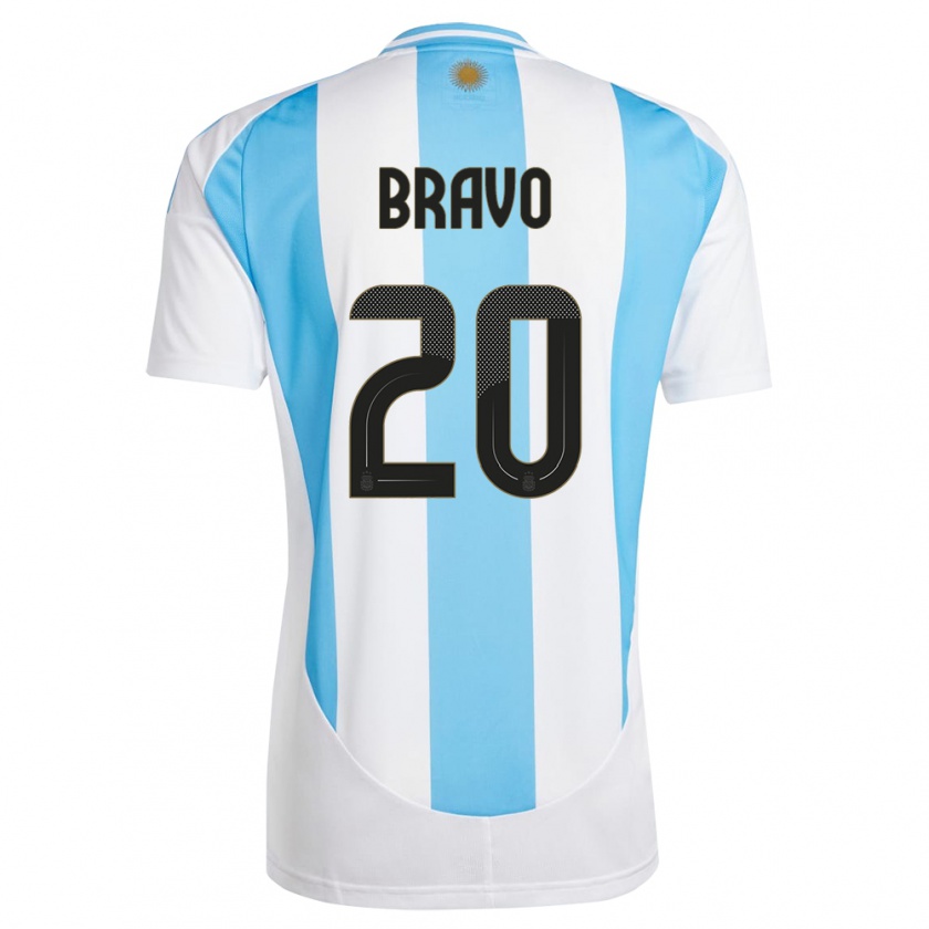 Kandiny Muži Argentína Ruth Bravo #20 Biela Modrá Dresy Hazai Csapatmez 24-26 Triĭká