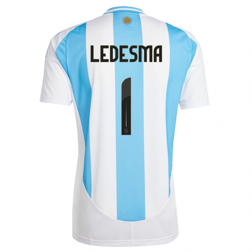 Kandiny Muži Argentína Jeremias Ledesma #1 Biela Modrá Dresy Hazai Csapatmez 24-26 Triĭká