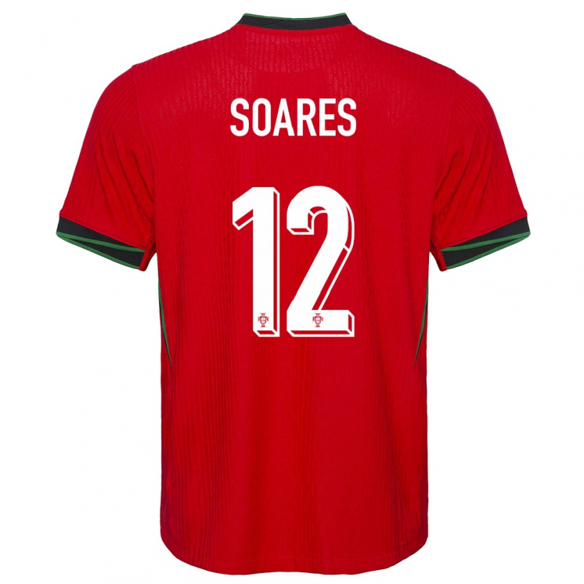 Kandiny Ženy Portugalsko Samuel Soares #12 Červená Dresy Hazai Csapatmez 24-26 Triĭká