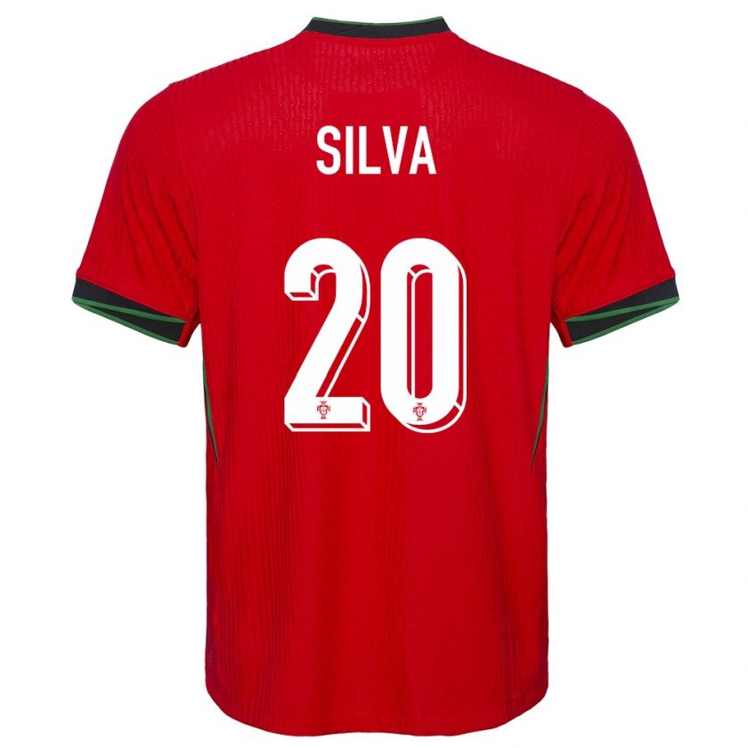 Kandiny Ženy Portugalsko Fabio Silva #20 Červená Dresy Hazai Csapatmez 24-26 Triĭká