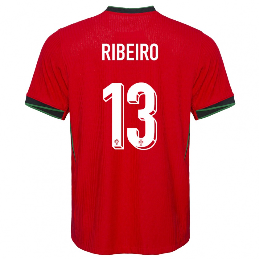 Kandiny Ženy Portugalsko Antonio Ribeiro #13 Červená Dresy Hazai Csapatmez 24-26 Triĭká