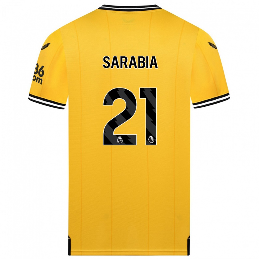 Kandiny Muži Pablo Sarabia #21 Žltá Dresy Hazai Csapatmez 2023/24 Triĭká