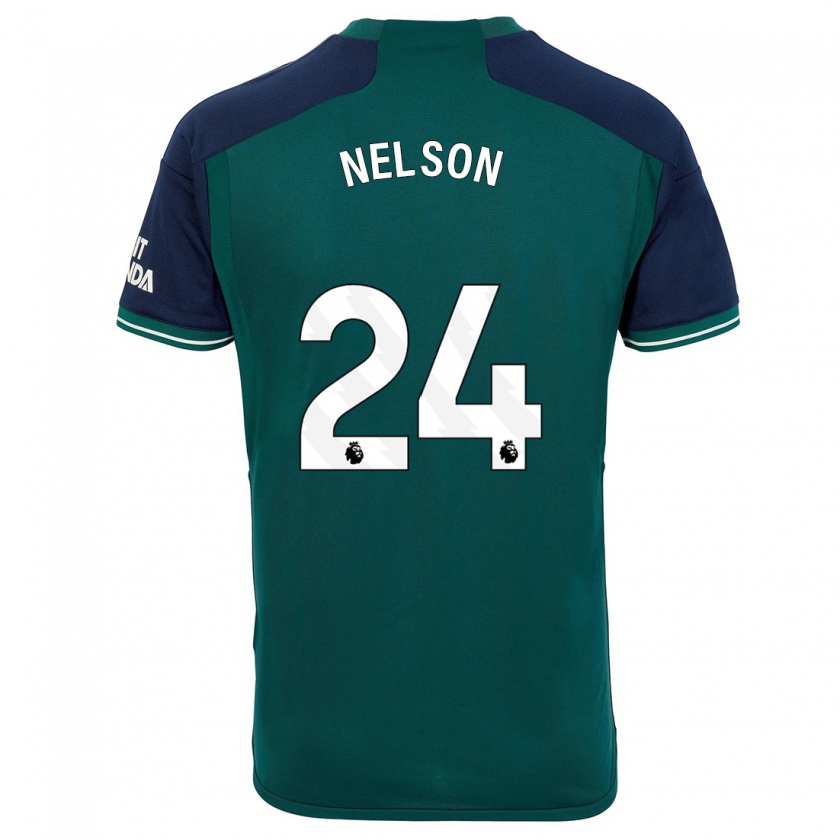 Kandiny Muži Reiss Nelson #24 Zelená Dresy Tretia Csapatmez 2023/24 Triĭká