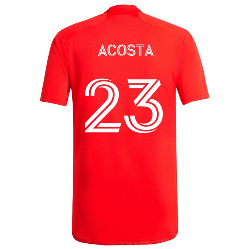 Kandiny Deti Kellyn Acosta #23 Červená Biela Dresy Hazai Csapatmez 2024/25 Triĭká