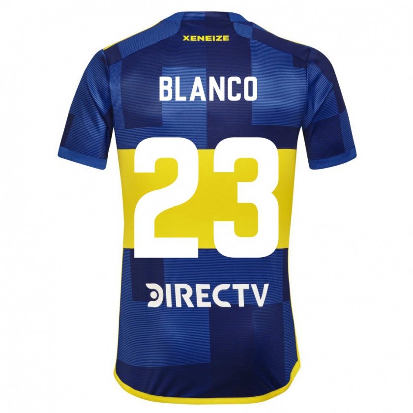 Kandiny Deti Lautaro Blanco #23 Modrá Žltá Dresy Hazai Csapatmez 2024/25 Triĭká