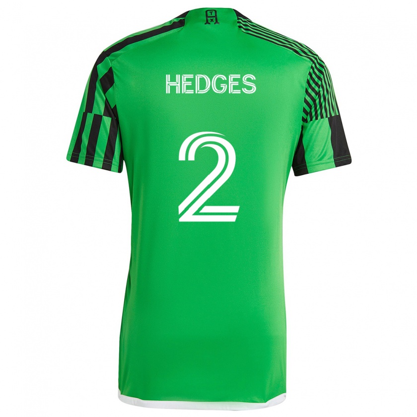 Kandiny Muži Matt Hedges #2 Zelená Čierna Dresy Hazai Csapatmez 2024/25 Triĭká