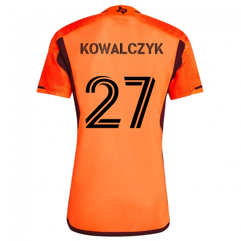 Kandiny Muži Sebastian Kowalczyk #27 Oranžová Čierna Dresy Hazai Csapatmez 2024/25 Triĭká