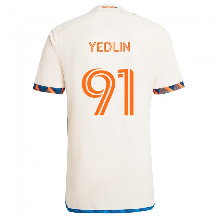 Kandiny Ženy Deandre Yedlin #91 Biela Oranžová Dresy Idegenbeli Csapatmez 2024/25 Triĭká