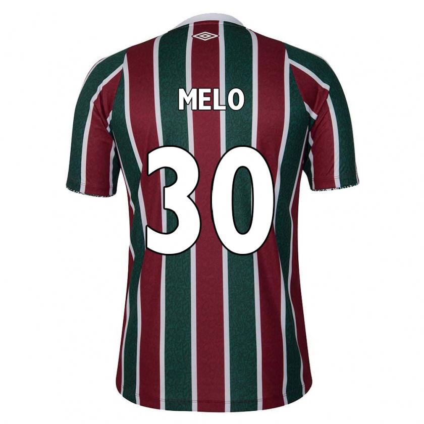 Kandiny Deti Felipe Melo #30 Zelená Gaštanová Biela Dresy Hazai Csapatmez 2024/25 Triĭká