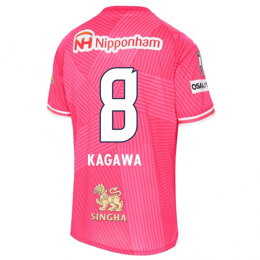 Kandiny Deti Shinji Kagawa #8 Ružová Biela Dresy Hazai Csapatmez 2024/25 Triĭká