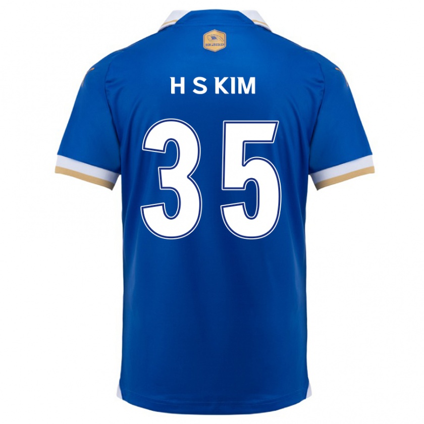 Kandiny Muži Seung-Hyun Kim #35 Modrá Biela Dresy Hazai Csapatmez 2024/25 Triĭká