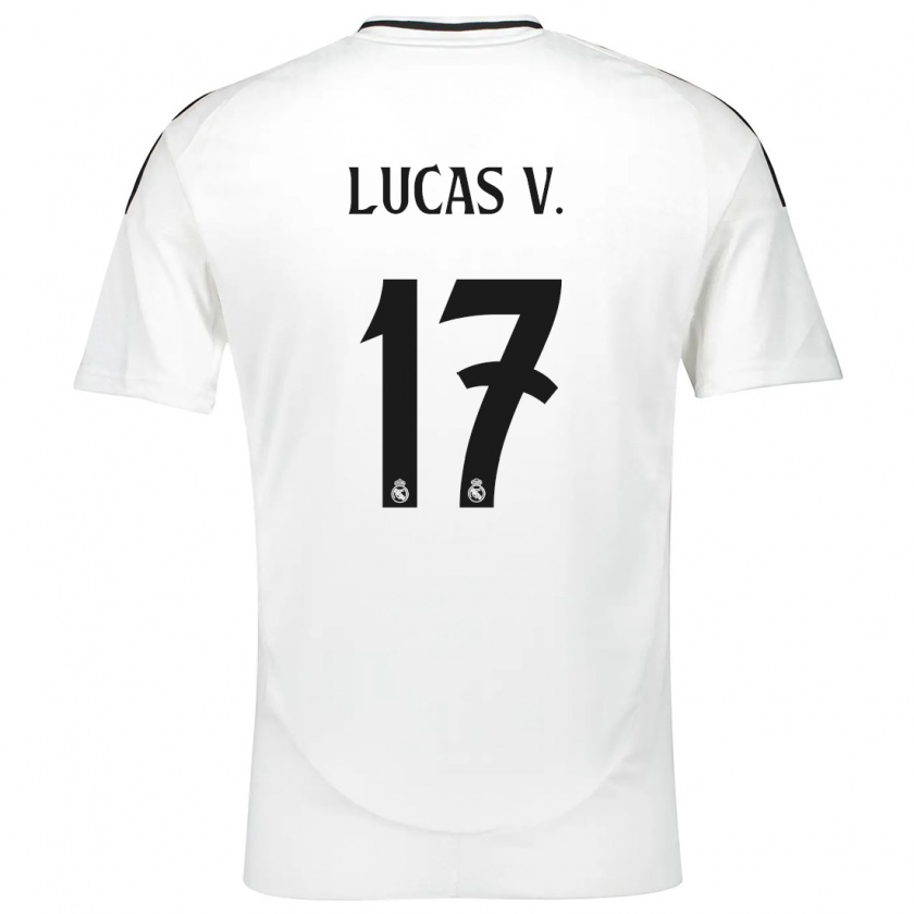 Kandiny Deti Lucas Vázquez #17 Biela Dresy Hazai Csapatmez 2024/25 Triĭká