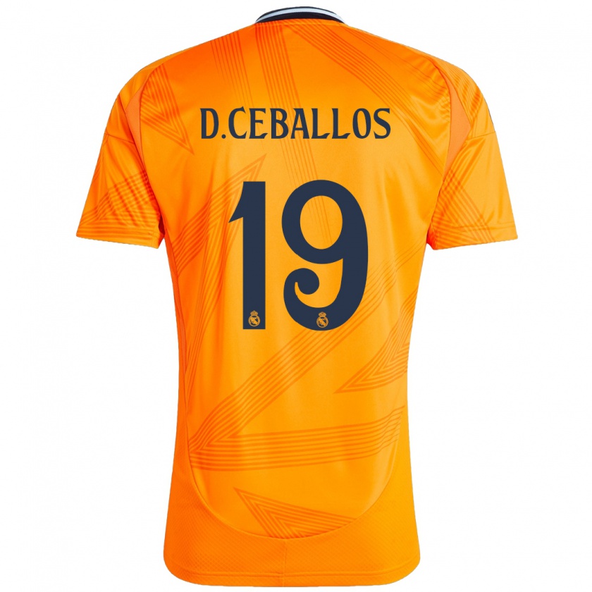 Kandiny Deti Dani Ceballos #19 Oranžová Dresy Idegenbeli Csapatmez 2024/25 Triĭká