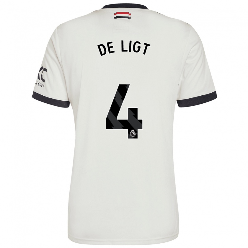 Kandiny Deti Matthijs De Ligt #4 Off White Dresy Tretia Csapatmez 2024/25 Triĭká