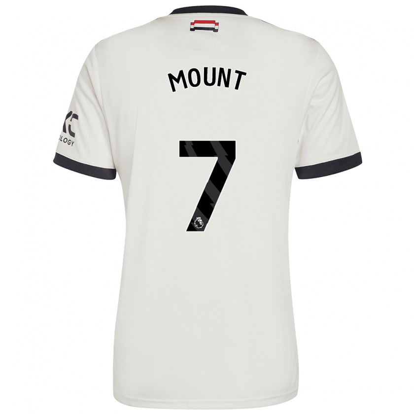 Kandiny Deti Mason Mount #7 Off White Dresy Tretia Csapatmez 2024/25 Triĭká