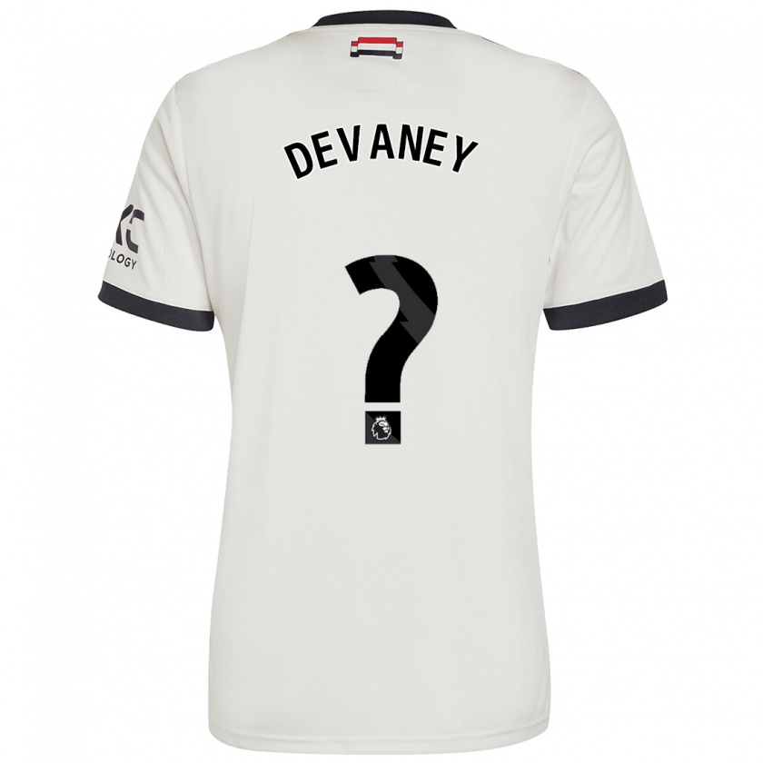 Kandiny Deti Jacob Devaney #0 Off White Dresy Tretia Csapatmez 2024/25 Triĭká