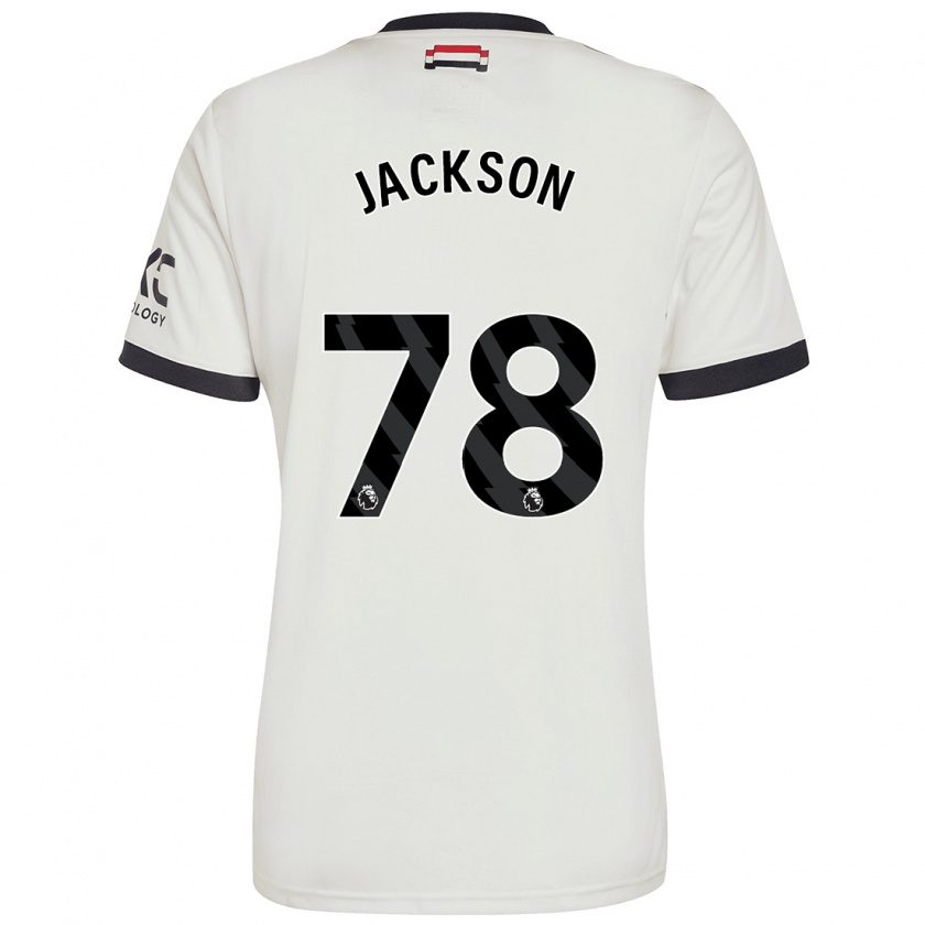 Kandiny Deti Louis Jackson #78 Off White Dresy Tretia Csapatmez 2024/25 Triĭká