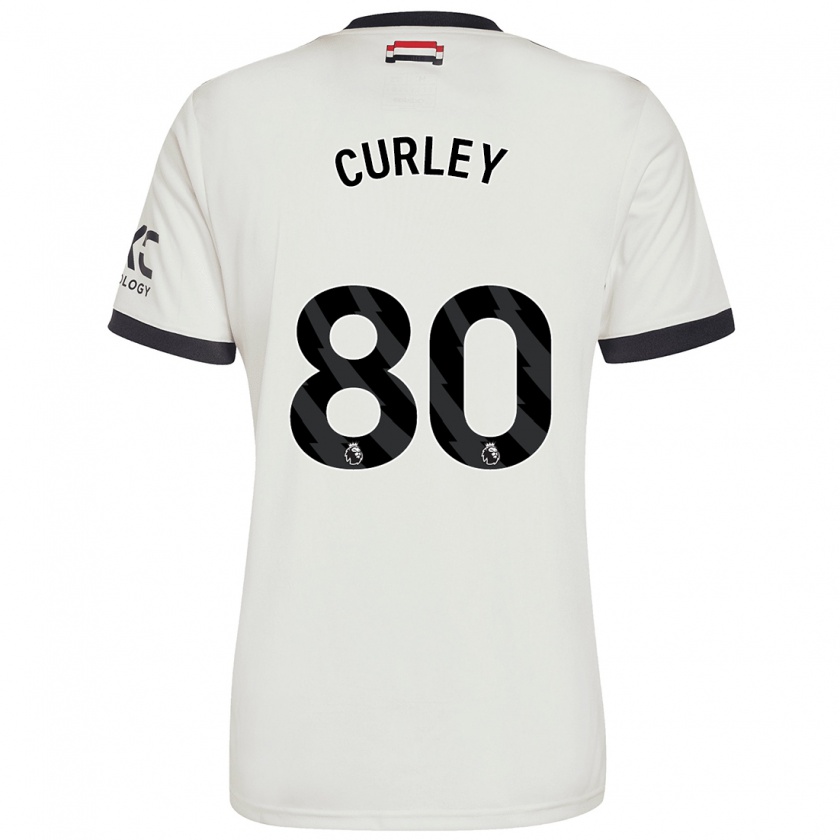 Kandiny Deti Ruben Curley #80 Off White Dresy Tretia Csapatmez 2024/25 Triĭká