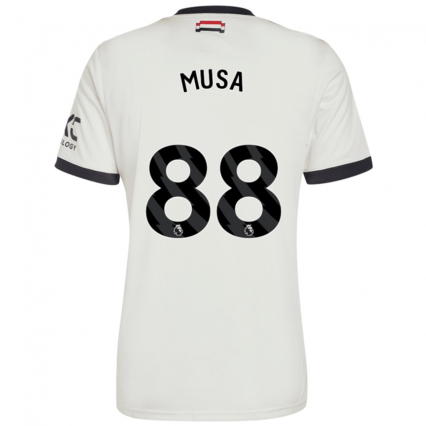 Kandiny Deti Victor Musa #88 Off White Dresy Tretia Csapatmez 2024/25 Triĭká