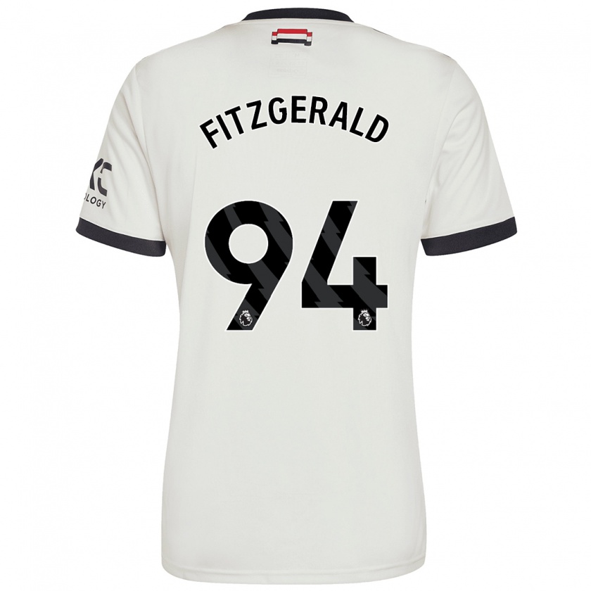 Kandiny Deti Jayce Fitzgerald #94 Off White Dresy Tretia Csapatmez 2024/25 Triĭká