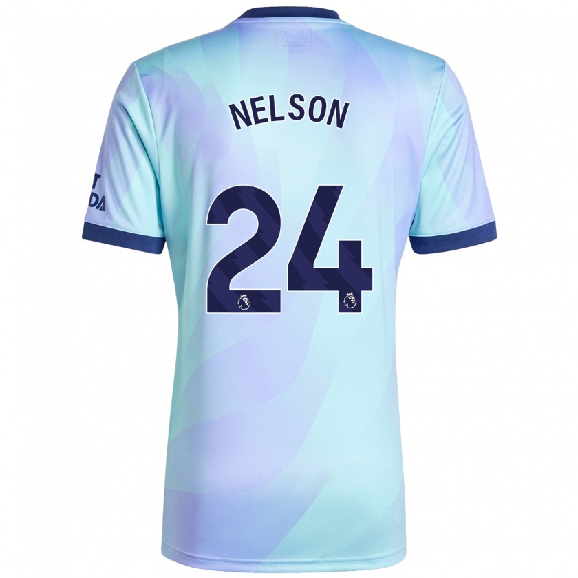 Kandiny Deti Reiss Nelson #24 Aqua Dresy Tretia Csapatmez 2024/25 Triĭká