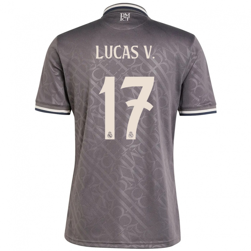 Kandiny Deti Lucas Vázquez #17 Drevené Uhlie Dresy Tretia Csapatmez 2024/25 Triĭká