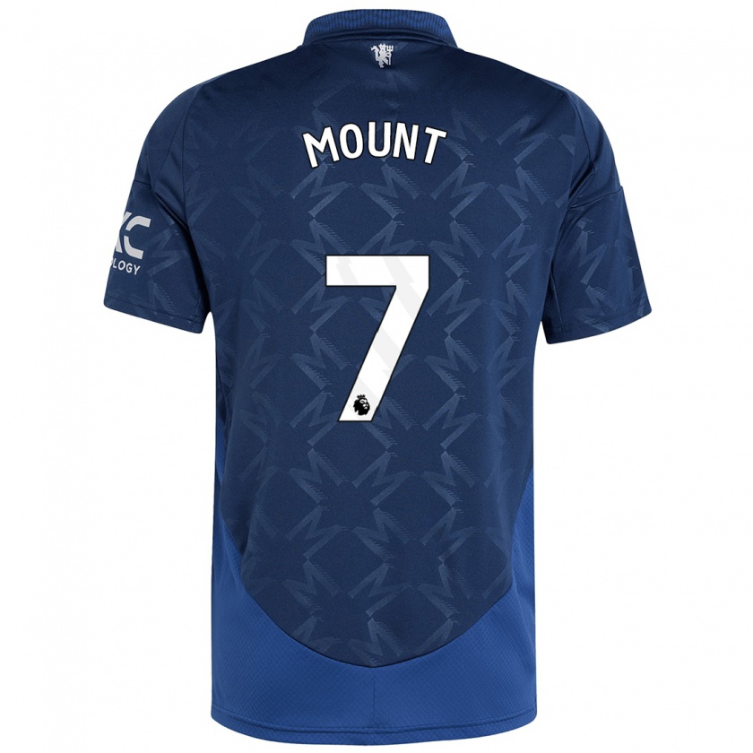 Kandiny Muži Mason Mount #7 Indigo Dresy Idegenbeli Csapatmez 2024/25 Triĭká