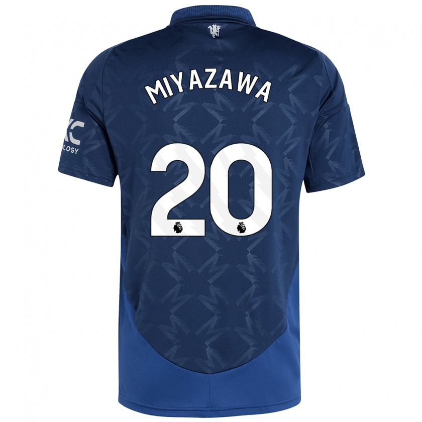 Kandiny Muži Hinata Miyazawa #20 Indigo Dresy Idegenbeli Csapatmez 2024/25 Triĭká