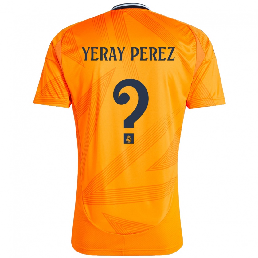 Kandiny Muži Yeray Perez #0 Oranžová Dresy Idegenbeli Csapatmez 2024/25 Triĭká