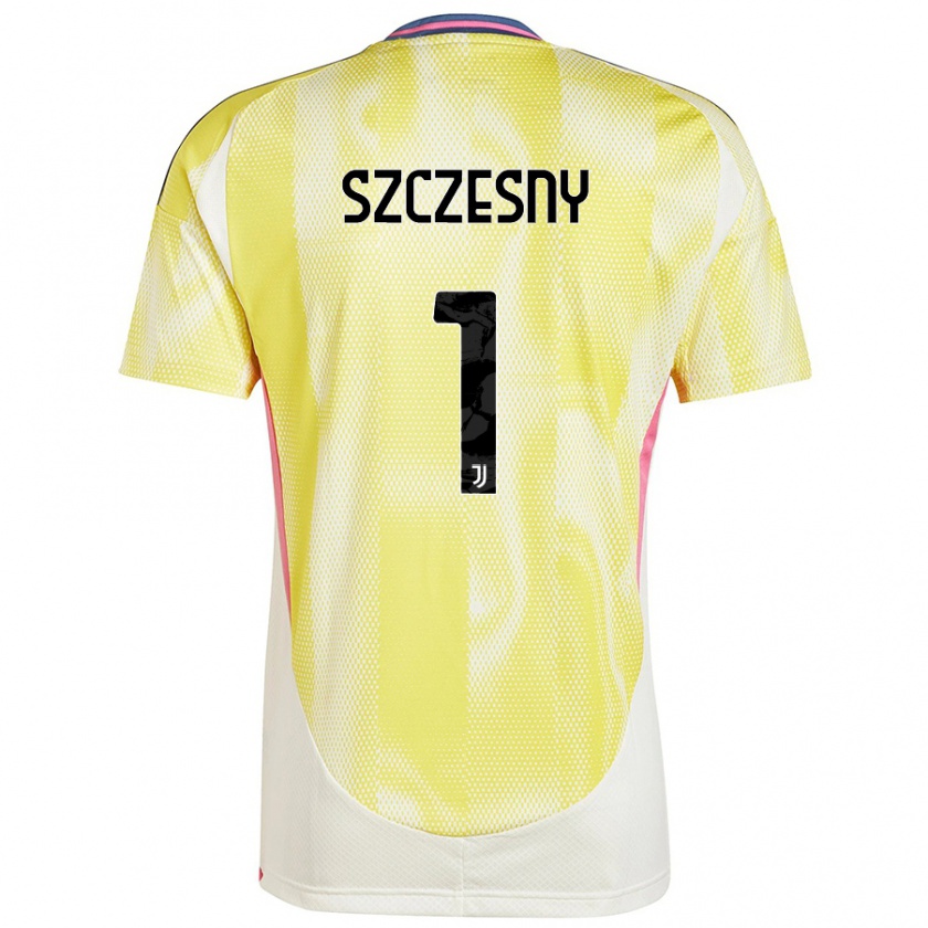 Kandiny Muži Wojciech Szczesny #1 Solárna Žltá Dresy Idegenbeli Csapatmez 2024/25 Triĭká