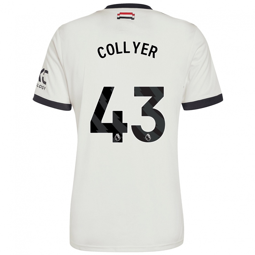 Kandiny Muži Toby Collyer #43 Off White Dresy Tretia Csapatmez 2024/25 Triĭká