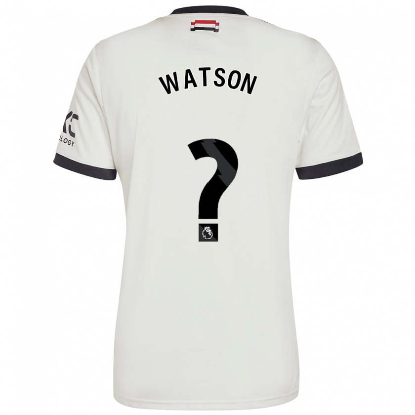 Kandiny Muži Jacob Watson #0 Off White Dresy Tretia Csapatmez 2024/25 Triĭká