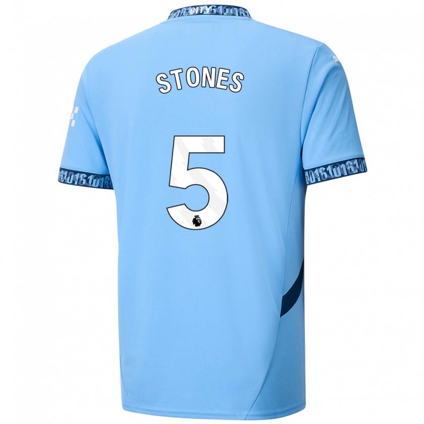 Kandiny Ženy John Stones #5 Námornícka Modrá Dresy Hazai Csapatmez 2024/25 Triĭká