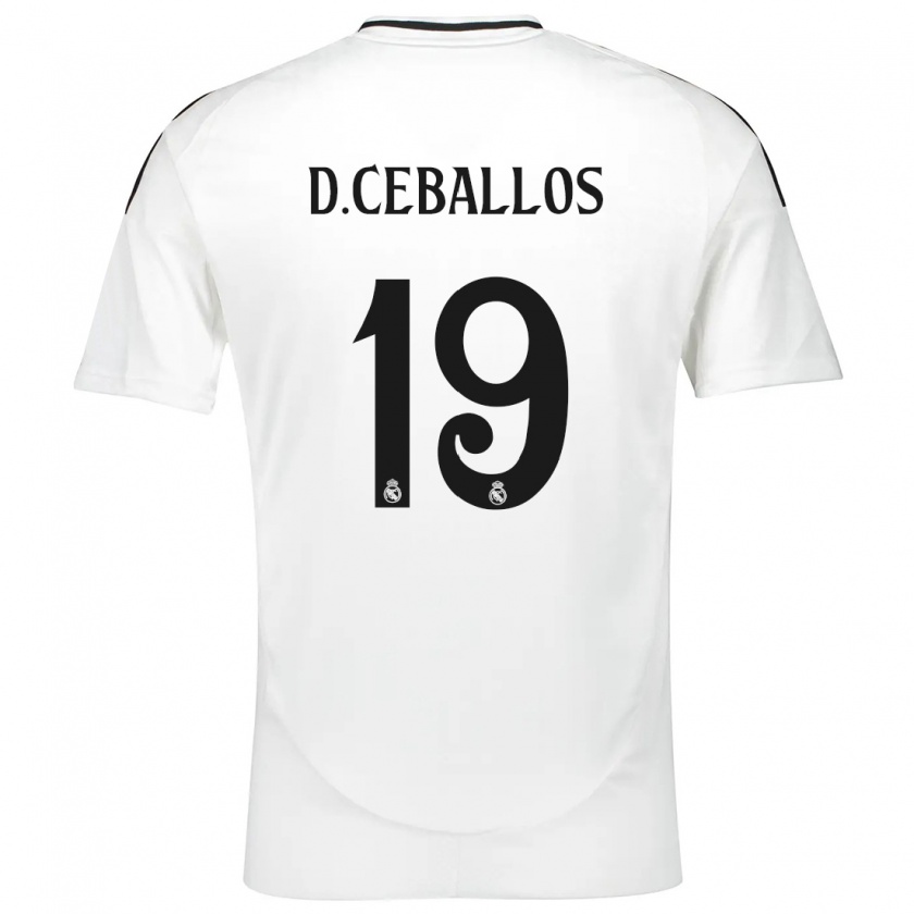 Kandiny Ženy Dani Ceballos #19 Biela Dresy Hazai Csapatmez 2024/25 Triĭká