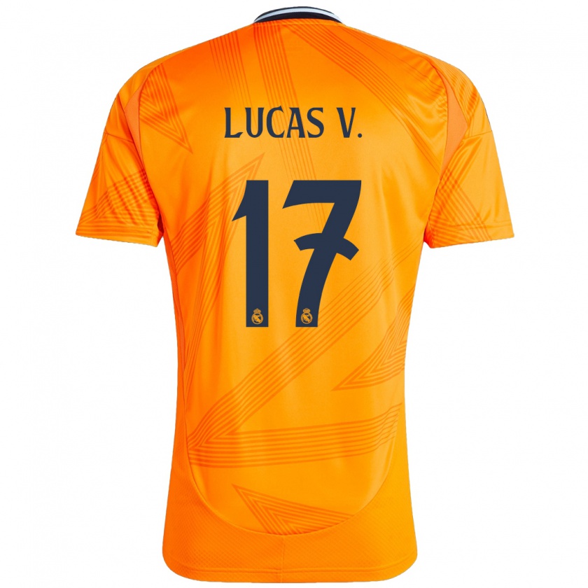 Kandiny Ženy Lucas Vázquez #17 Oranžová Dresy Idegenbeli Csapatmez 2024/25 Triĭká