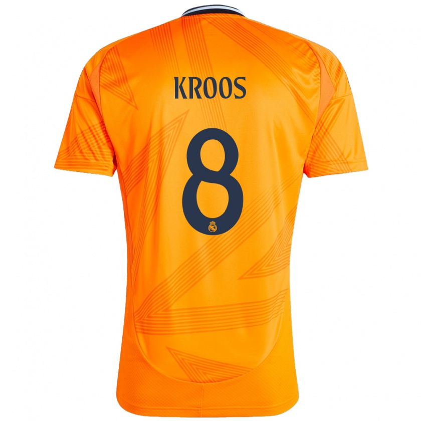 Kandiny Ženy Toni Kroos #8 Oranžová Dresy Idegenbeli Csapatmez 2024/25 Triĭká