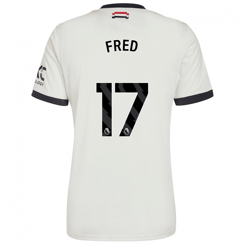 Kandiny Ženy Fred #17 Off White Dresy Tretia Csapatmez 2024/25 Triĭká