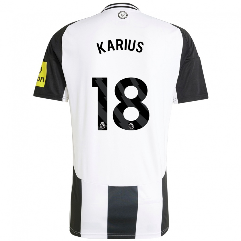 Kandiny Deti Loris Karius #18 Biela Čierna Dresy Hazai Csapatmez 2024/25 Triĭká