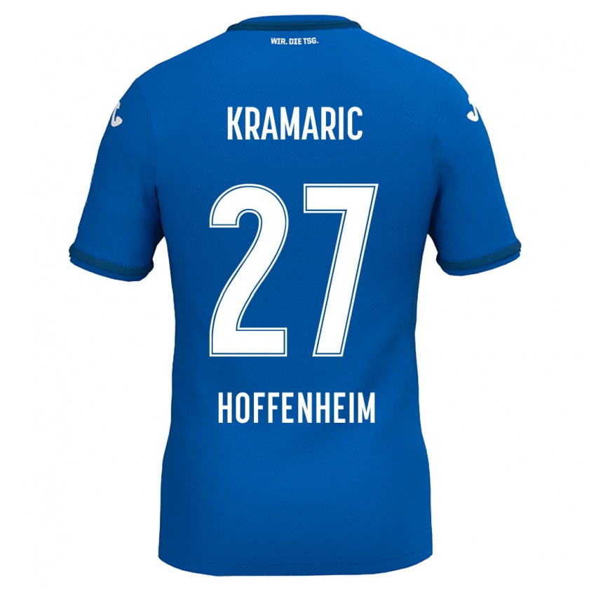 Kandiny Deti Andrej Kramaric #27 Kráľovská Modrá Dresy Hazai Csapatmez 2024/25 Triĭká