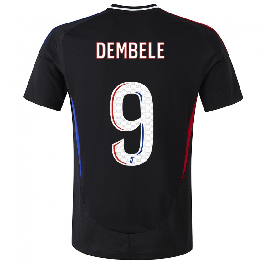 Kandiny Deti Moussa Dembele #9 Čierna Dresy Idegenbeli Csapatmez 2024/25 Triĭká