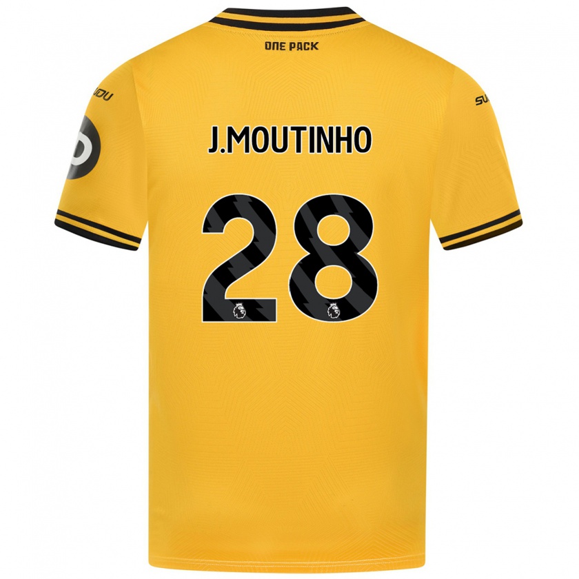 Kandiny Muži Joao Moutinho #28 Žltá Dresy Hazai Csapatmez 2024/25 Triĭká