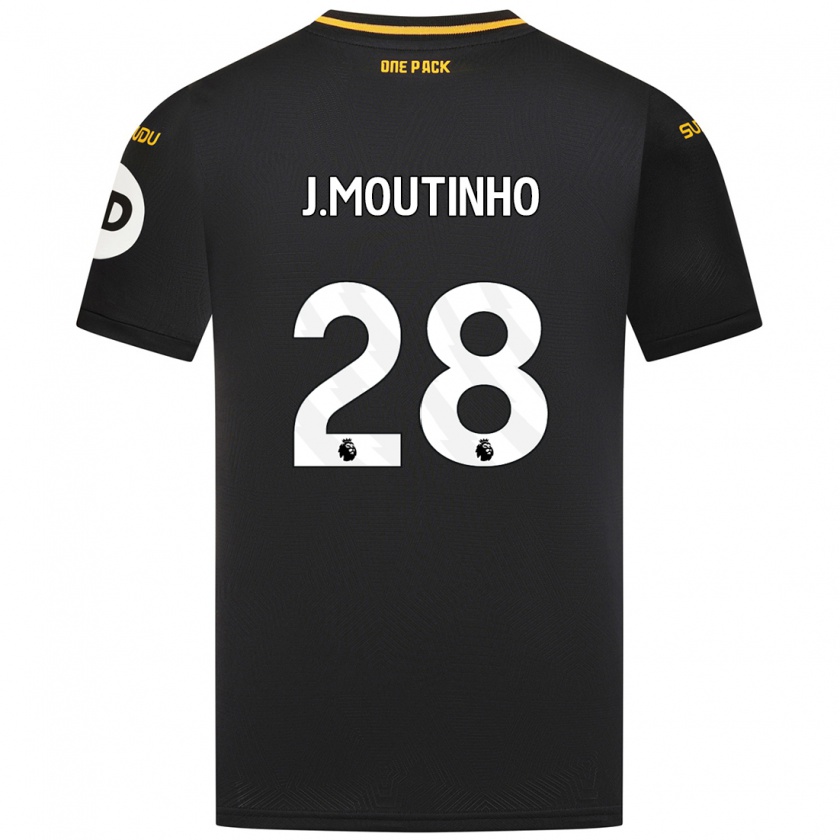 Kandiny Muži Joao Moutinho #28 Čierna Dresy Idegenbeli Csapatmez 2024/25 Triĭká